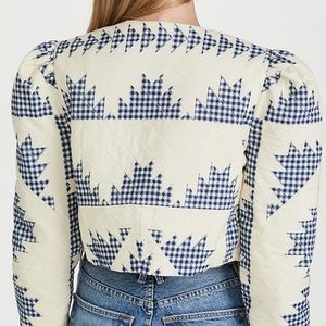 Sea Cropped Puff Sleeve Jacket XS NWOT